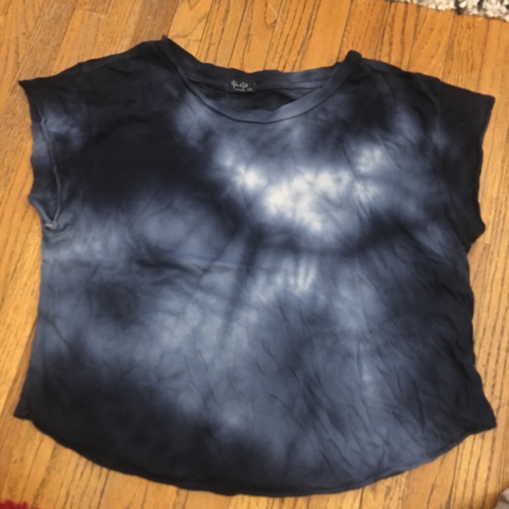 Blue navy rye dye crop